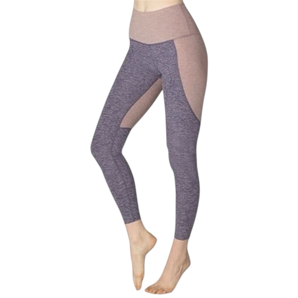 Beyond Yoga Colorblock Deep Amethyst Wild Wisteria Space High Waist Leggings XS